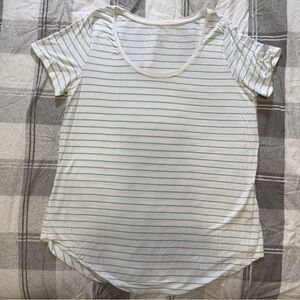 Additionelle striped short sleeve t-shirt